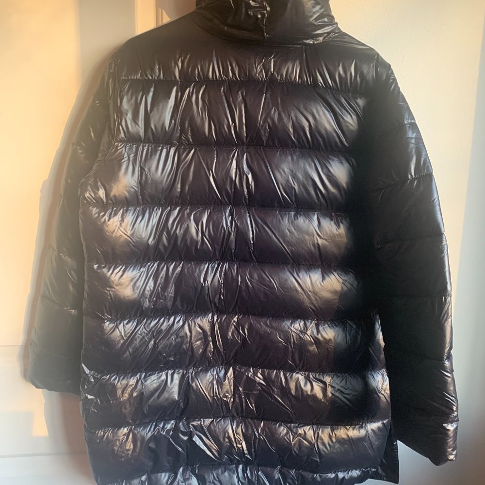 NWT Universal Standard Kanda Puffer Asymmetrical Black Coat XS 10 12 L | OBO - Picture 6 of 13